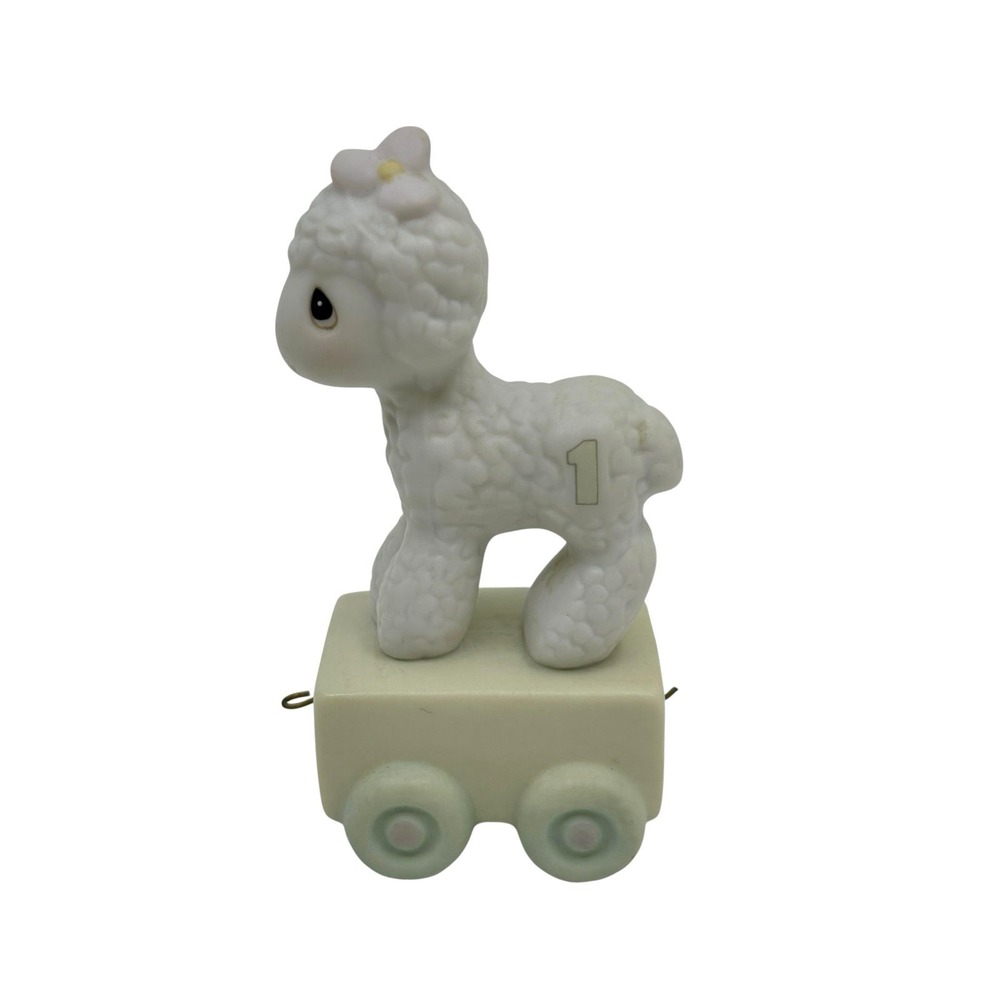 Read*Precious Moments 1985 Birthday Train Age 1 Happy Birthday Little Lamb 15946